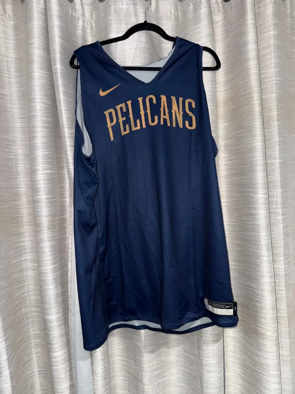 Nike New Orleans Pelicans reversible practice jersey men's xl tall - NEW